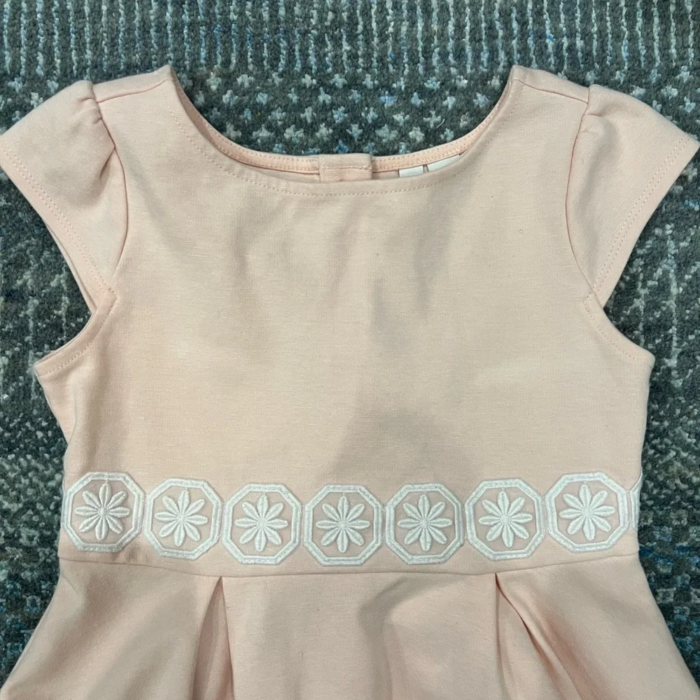 Janie and Jack pink pleated dress - Picture 3 of 4